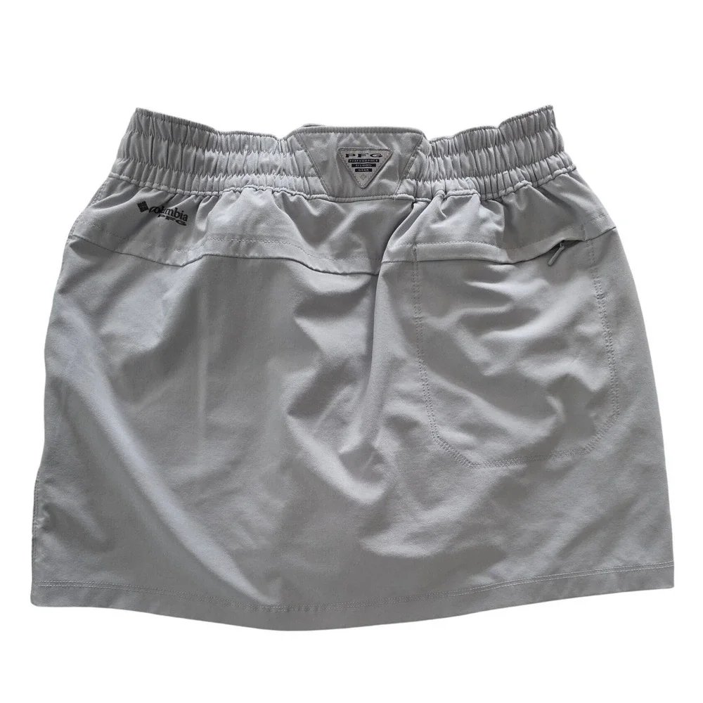 Columbia PFG Skort Womens Small Gray Performance Fishing Gear Hiking XL0378